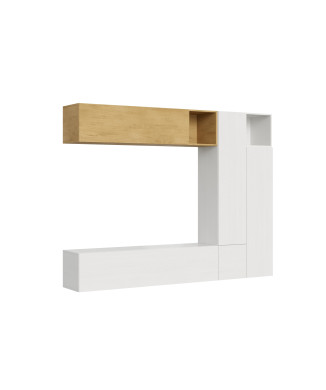 Isoka Compositions - Isoka A08 Nástěnná kompozice do obývacího pokoje Š.254 V.194 H.39.2