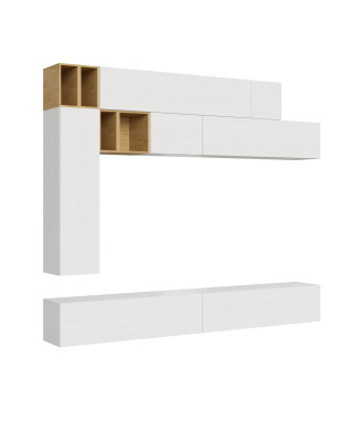 Isoka Compositions - Isoka A106 Nástěnná kompozice do obývacího pokoje W.208 D.39.2