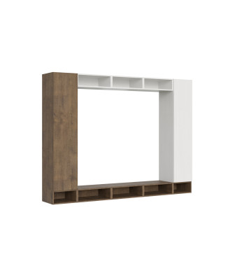 Isoka Compositions - Isoka A107 nástěnná kompozice do obývacího pokoje Š.260 V.194 H.39.2