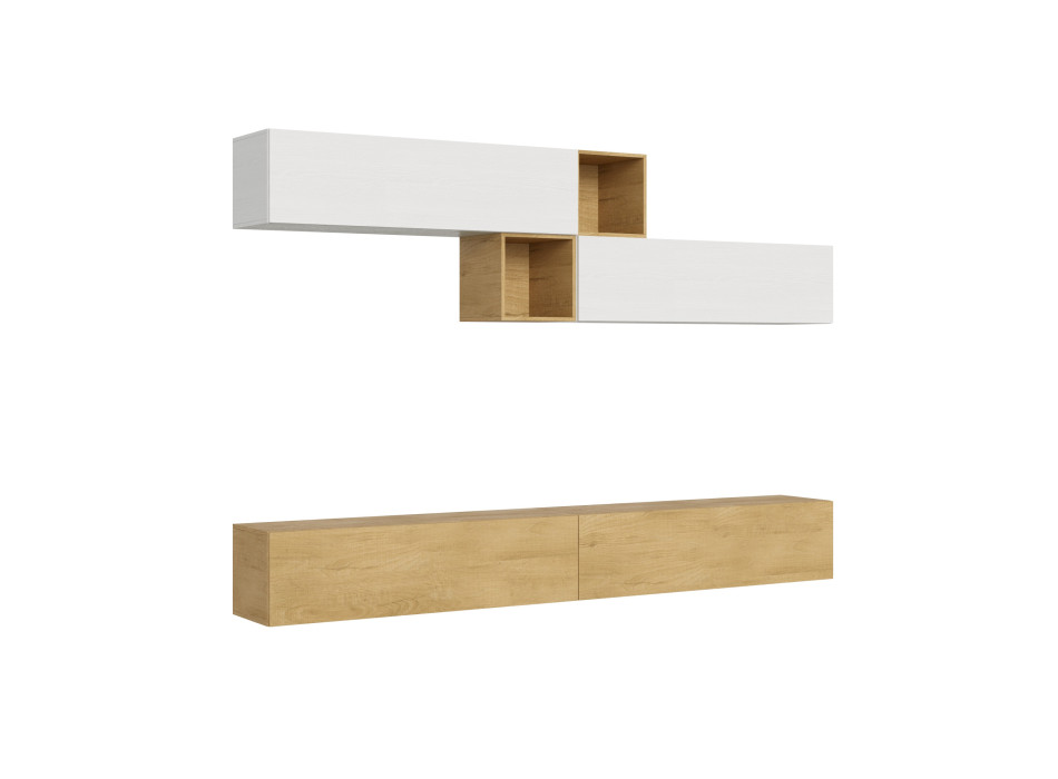 Isoka Compositions - Isoka A110 Nástěnná kompozice do obývacího pokoje W.308 D.39.2