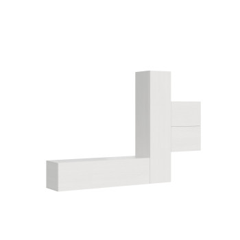 Isoka Compositions - Isoka A17 nástěnná kompozice do obývacího pokoje Š.254 V.173,6 H.39,2