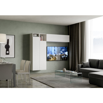 Isoka Compositions - Isoka A21 nástěnná kompozice do obývacího pokoje Š.234 V.194 H.39.2