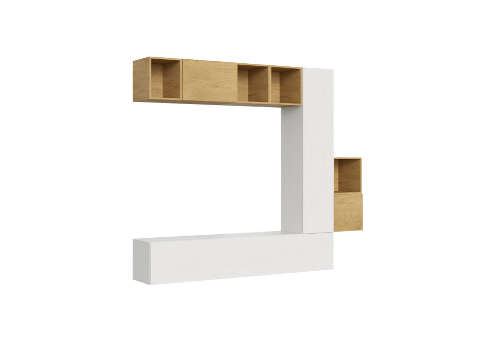 Isoka Compositions - Isoka nástěnná kompozice do obývacího pokoje A49 Š.254 V.214 H.39.2