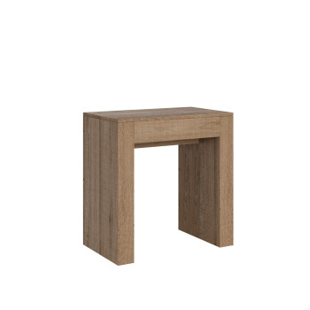 Konzole Allin - Rozkládací konzole 78x47/299 cm Allin špachtle bílá s vnitřními prodlouženími