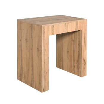 Konzole Allin - Rozkládací konzole 78x47/299 cm Allin špachtle bílá s vnitřními prodlouženími