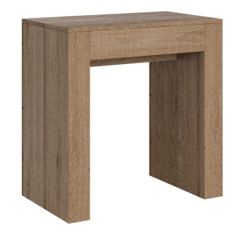 Konzole Allin - Rozkládací konzole 78x47/299 cm Allin špachtle bílá s vnitřními prodlouženími