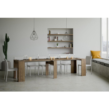 Základní konzole - Rozkládací konzole 90x48/308 cm Basic Bílá jasan