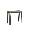 Rozkládací konzolový stolek Rio Small Premium 90x40/196 cm s antracitovým rámem