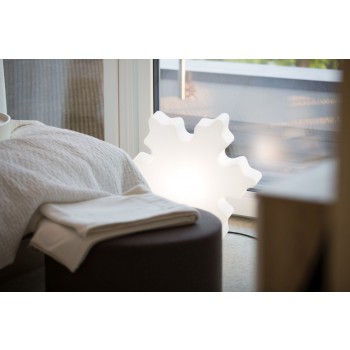 60cm svítící sněhový krystal 32436W Design 8 ročních období