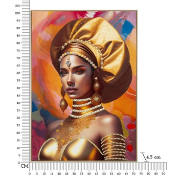 OBRAZ NA PLÁTNO S RÁMEM SAMIRA -B-