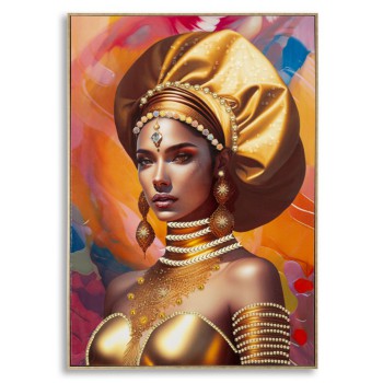 OBRAZ NA PLÁTNO S RÁMEM SAMIRA -B-