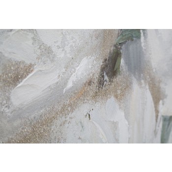 KRÉMOVÁ KVĚTINOVÁ OBRAZBA NA PLÁTNO