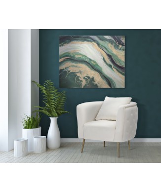 OBRAZ ZELENĚ NA PLÁTNO