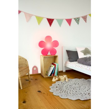 Zářící květina 40cm 32404W Design 8 ročních období