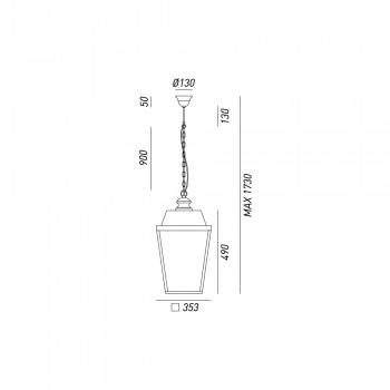 QUADRO 262.51.OB IL FANALE závěsné svítidlo