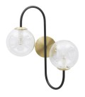 ŽELEZNÁ ČERNÁ NÁSTĚNNÁ LAMPA