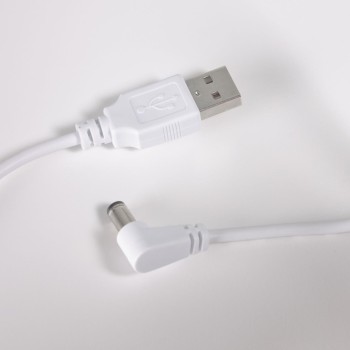 Stolní lampa Dialma s hnědou rukojetí