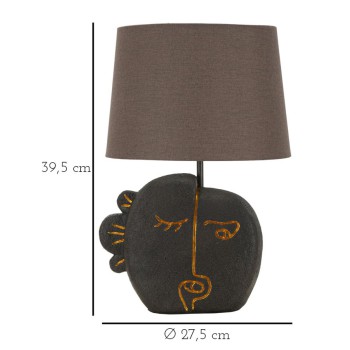 STOLNÍ LAMPA V STILU TRIBAL -B-