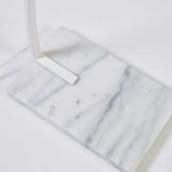 Stojací lampa Juhe z jasanového dřeva, kov z jasanového dřeva, kov