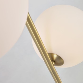 Stojací lampa Lonela v zeleném mramorovém provedení v zeleném mramorovém provedení