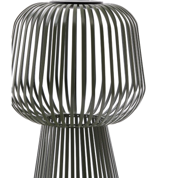 Solární stojací lampa Reiba z kovu