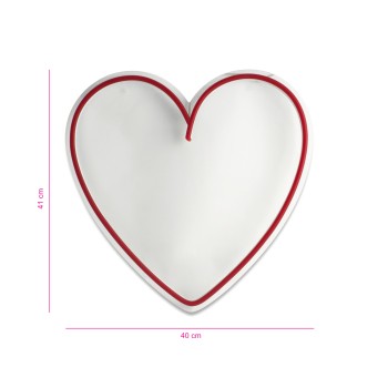 LED lampa ve tvaru srdce CANDYSLAB