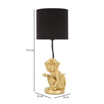 Lampa sedící opice