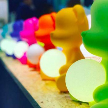 QEEBOO 25001 DOBÍJECÍ LED LAMPA PRO DÍVČATA S MEDVÍDKY