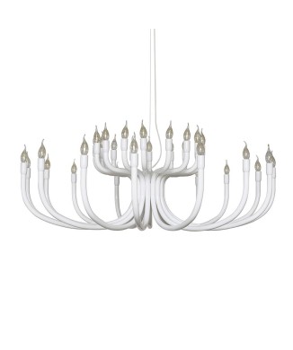 Závěsná lampa Karman Snoob se 16 rameny