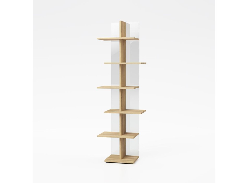 Stupňová průhledná skleněná knihovna 0/79 PEZZANI