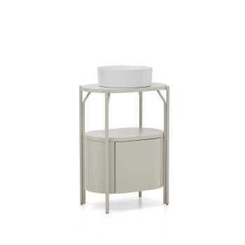 Koupelnová skříňka Arely s ocelovou konstrukcí a lakovaným MDF