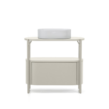 Koupelnová skříňka Arely s ocelovou konstrukcí a lakovaným MDF