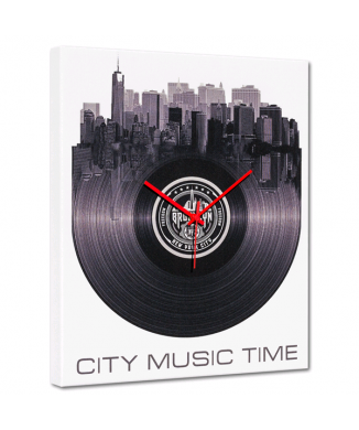 Hodinky CITY MUSIC TIME G4574 PINTDECOR
