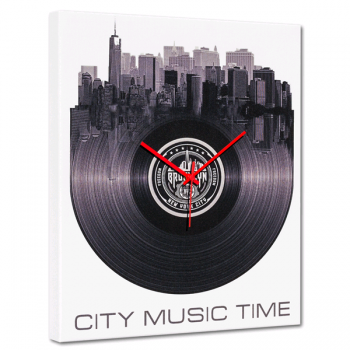 Hodinky CITY MUSIC TIME G4574 PINTDECOR