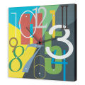 Hodinky PINTDECOR s barevnými čísly G2438