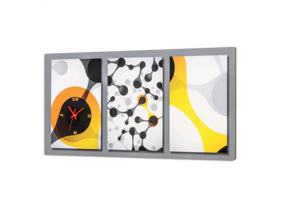 ŽLUTÉ A ČERNÉ G3594 PINTDECOR hodinky