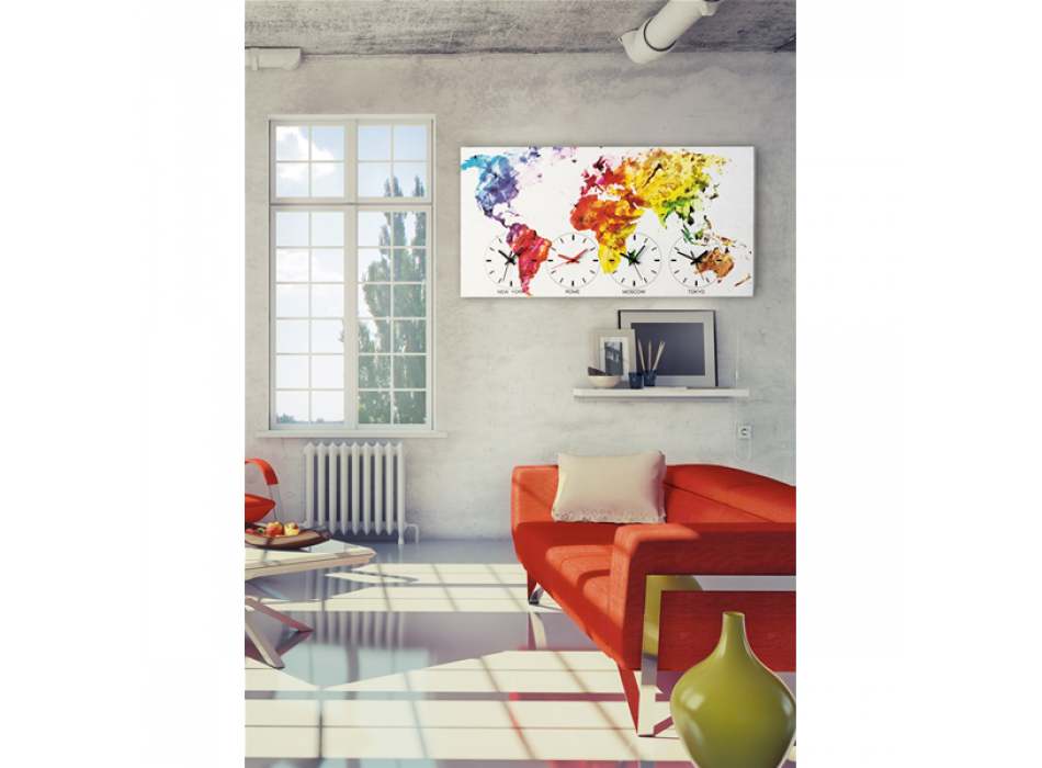 Hodiny GLOBE TIME G1704 PINTDECOR