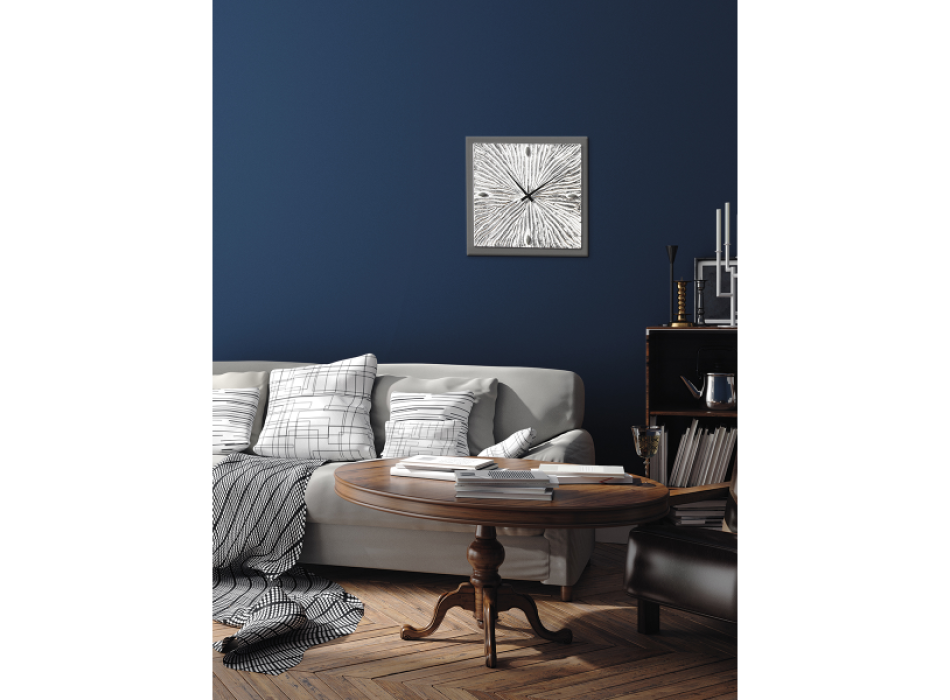 Šedé hodinky Pintdecor P3635