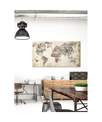 Hodiny POŠTOVNÍ ZNÁMKY G1684 PINTDECOR