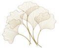 ŽELEZNÝ PANEL GLAM LEAF