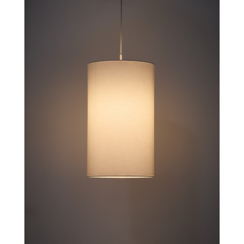 Stínidlo na stropní lampu Niani Ivory z bavlny, Ø 30 cm