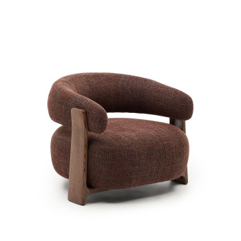 Žulové křeslo z chenilku