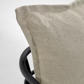 Křeslo Mareluz z černé oceli