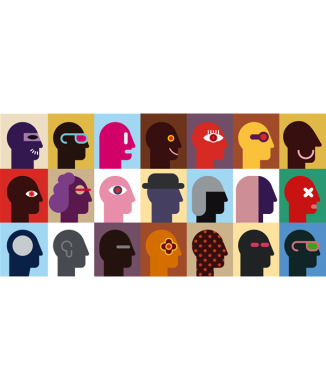 Rámec ABSTRAKTNÍ TVÁŘ G1386 PINTDECOR