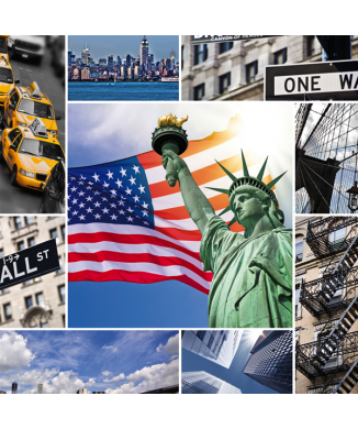 Rámec AMERICKÁ KOLÁŽ G2210 PINTDECOR