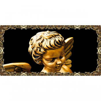 BRONZOVÝ ANDĚL S RÁMEM G2288 PINTDECOR