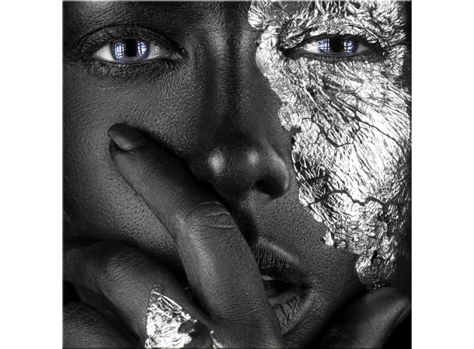 Rám STŘÍBRNÁ ČERNÁ G4864 PINTDECOR