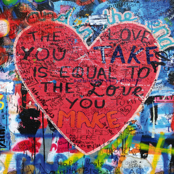 Obraz s motivem srdečního tepu G2226 PINTDECOR