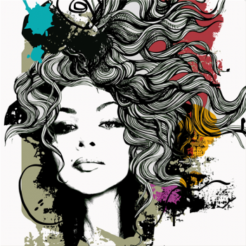 Obraz VLASY VE VĚTRU G2768 PINTDECOR