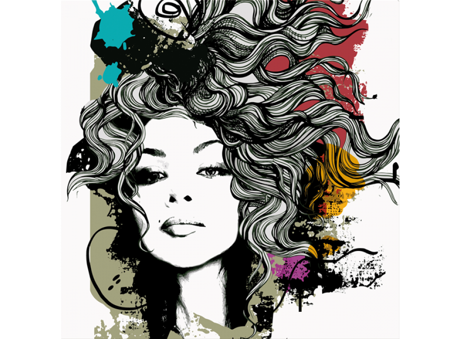 Obraz VLASY VE VĚTRU G2768 PINTDECOR